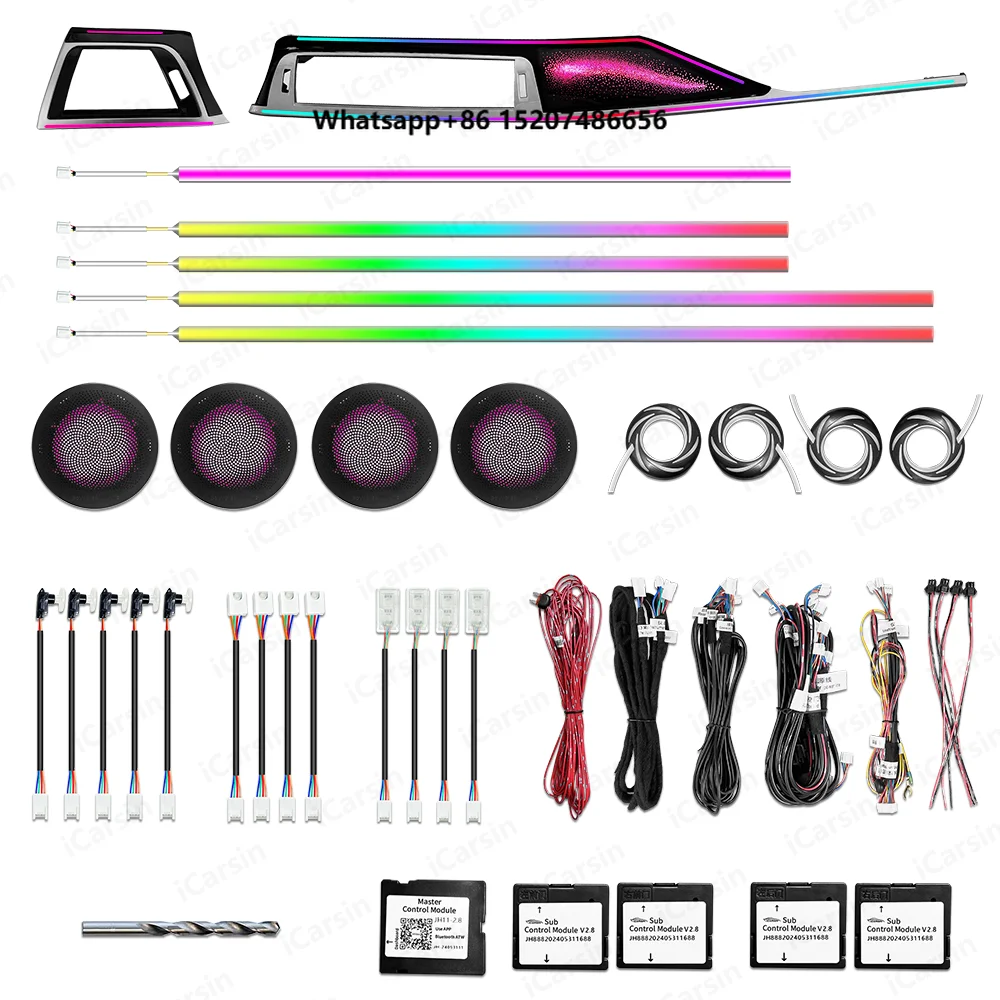 64 Color F30 Ambient Light for  4 Series Gran Coupe F36 F33 F32 Car Dashboard Trim Interior LED Lighting Upgrade