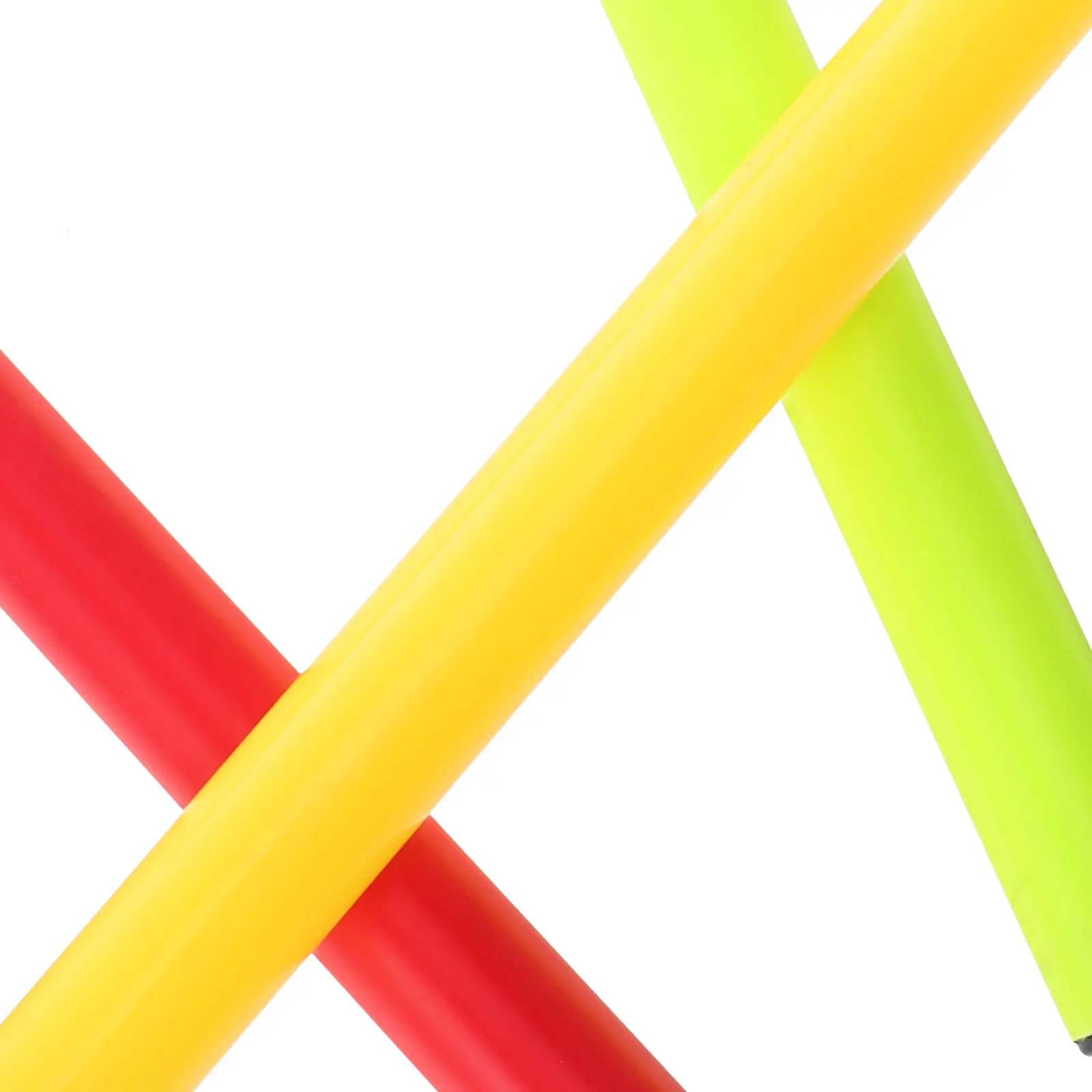 

4pcs Relay Stick Plastic Equipment Lightweight Eco-Friendly Running Tools For Kids Adults Bright Smooth Edge