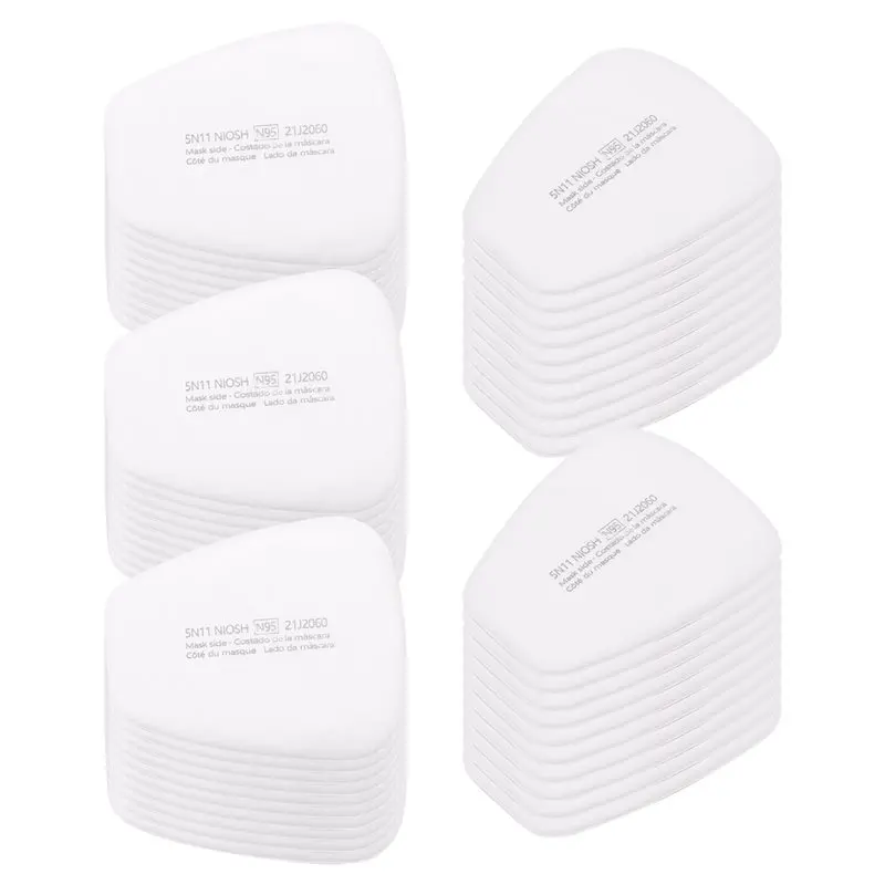 J1UL1N 50PCS 5N11 Respirator Filter Cotton,6001 Filter Cartridges For Respirator Particulate Filter For Use With 6200, 6502