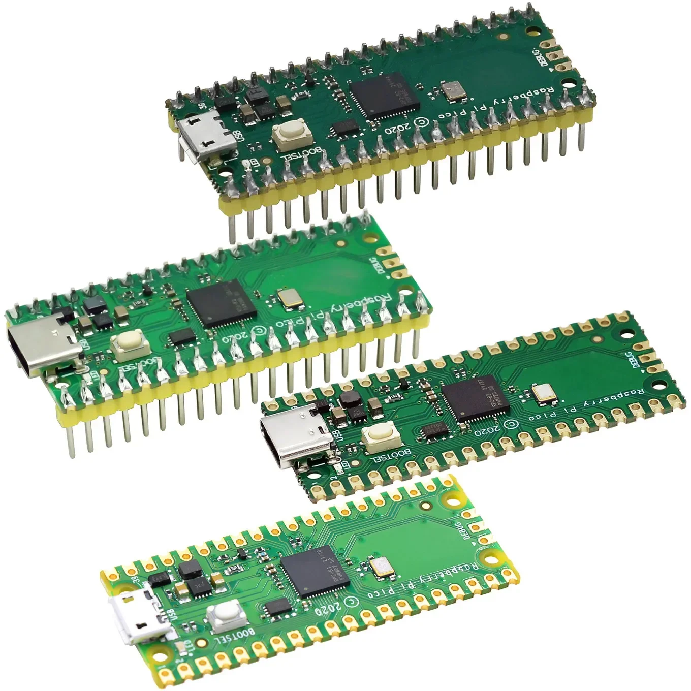 Para Raspberry Pi Pico RP2040 microcontrolador Chip Dual-Core Arm Cortex M0 + procesador microordenadores de baja potencia