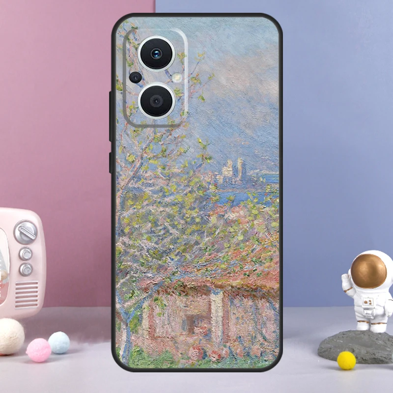 Claude Monet Cover For OPPO Reno 8 Lite 4 5 6 7 10 Pro 8T 2Z 5Z 4Z OPPO Find X6 Pro X5 X2 X3 Lite Case image 2