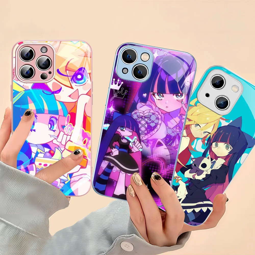 

Panty & Stocking With Garterbelt Phone Case For IPhone 14 13 12 Mini 11 Pro XS Max X XR 14 Plus Tempered Glass Cover