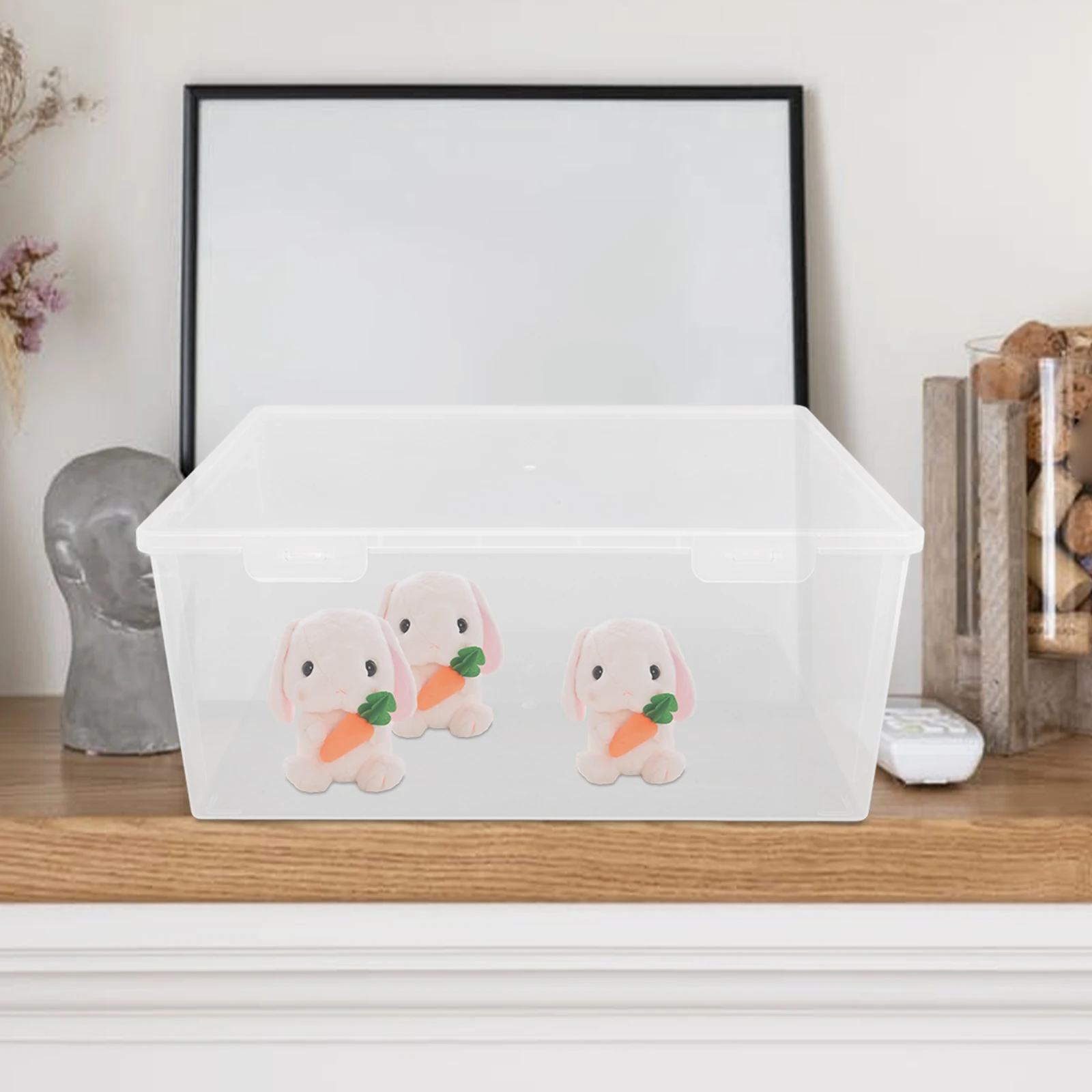 

Storage Box Display Stand Exhibition Collection Boxes Action Toy Container Figurine Case Desktop Small