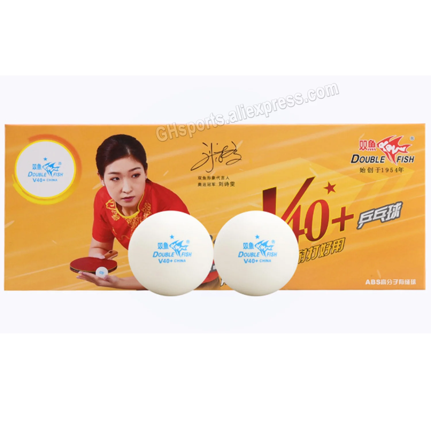 10x Double Fish V40+ 1-Star 1 Star 1Star White Table Tennis Balls Material Seamed Plastic ABS Ping Pong Balls