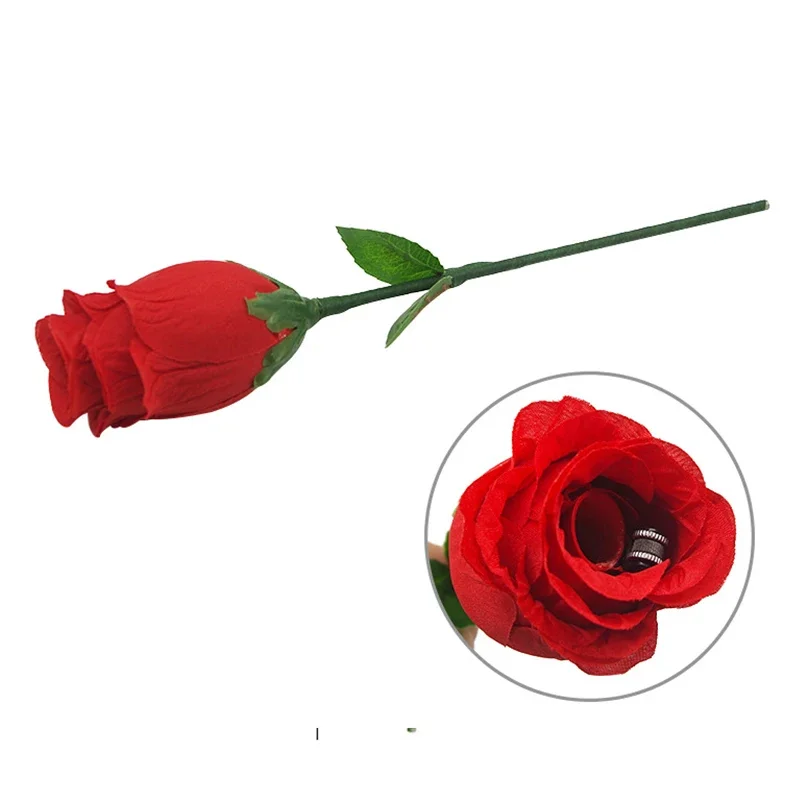 One Flower To Three Fire Rose Magic Tricks Rose Splitting Close Up Street Stage Magic Prop Magician Trick Illusion Mentalism Fun