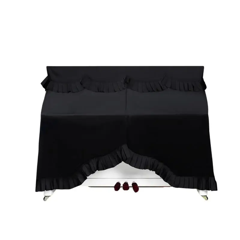 

Piano Protective Cover Piano Keyboard Stretchable Dust Proof Cover Fit Most Pianos Breathable Velvet Piano Full Covers Case