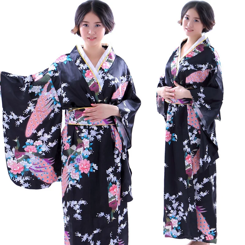 Kimono Traditionnel Japonais pour Femme, Vêtements de Cosplay Formel, Peignoir pour Photographie, Performance sur Scène