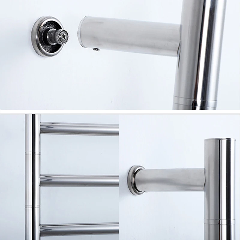 Electric Towel Rack 304 Stainless Steel 50 ℃ constant temperature Smart Heated Towel Rail Towel Warmer 110V/220V 620x810x120mm