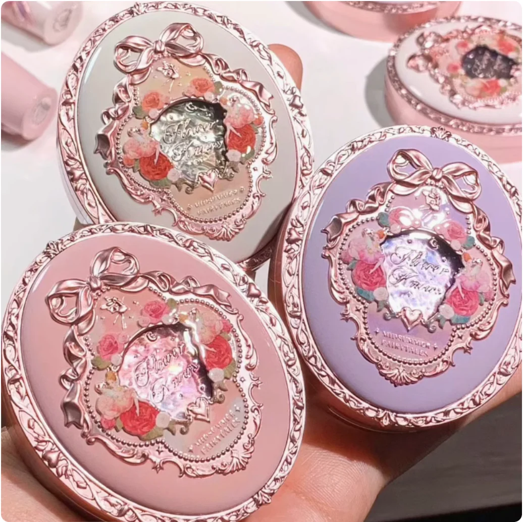 Flower Knows Blush Powder Midsummer Fairytales Collection Velvet Embossed 4g Makeup 100% Original！FlowerKnows