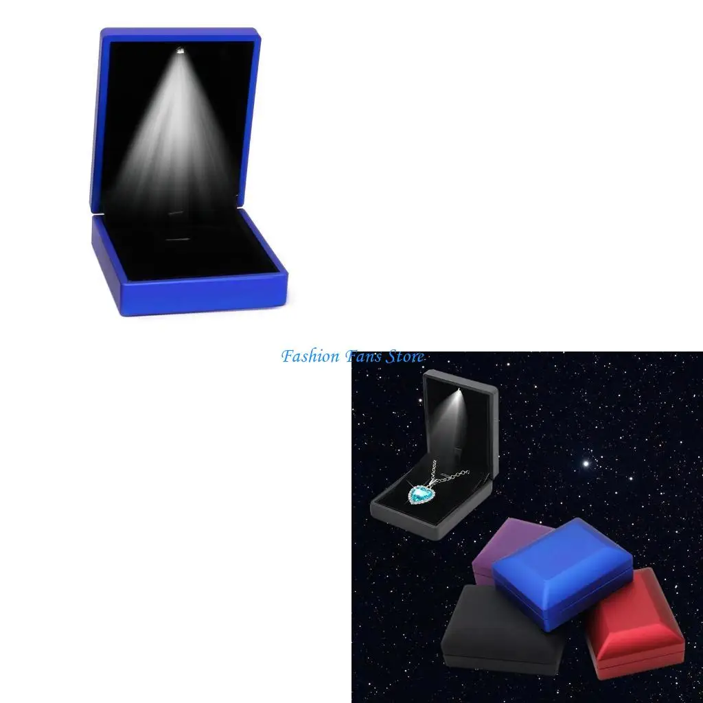 

Роскошный светодиодный браслет, подарочная коробка, бархатная шкатулка для хранения ювелирных изделий, чехол