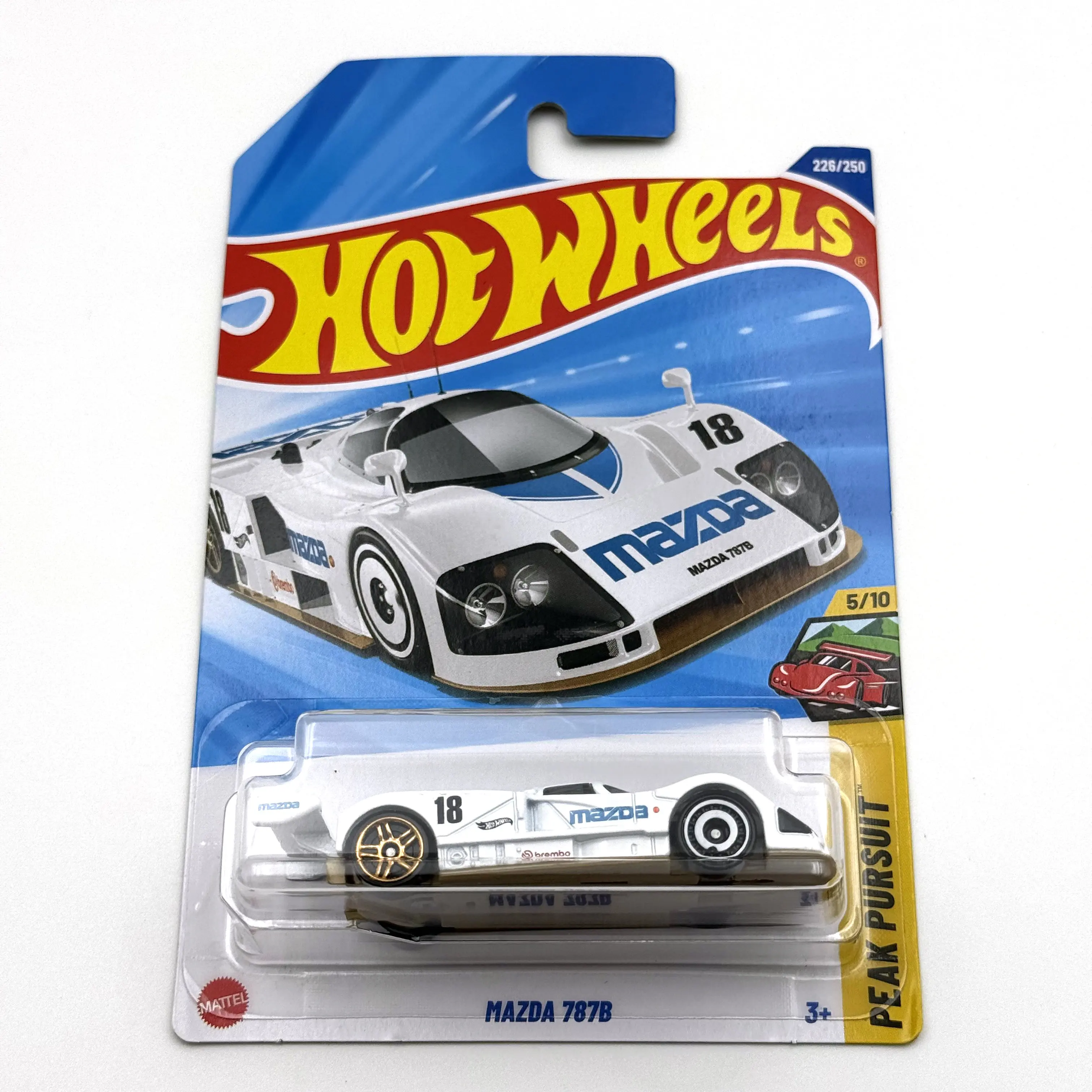 

2025-226 Hot Wheels Cars Mazda 787B 1/64 Металлическая литая модель игрушечного автомобиля из сплава