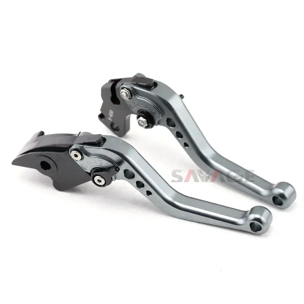 Short Brake Clutch Levers For SUZUKI DL 1000 V-STROM SV1000 TL1000R GSX1300R HAYABUSA Motorcycle Adjustable CNC Control Handles