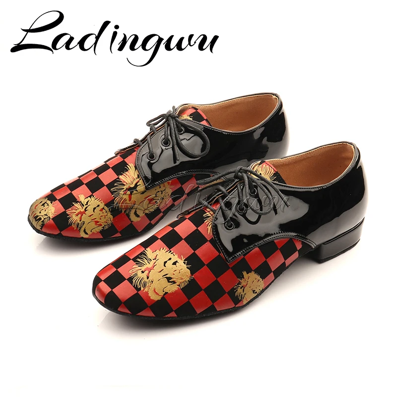 New Ballroom Latin Dance Shoes Men Jazz Shoes Sneakers for Men Low Heel Professional or Practice Dancing Shoes Large Size 38-50