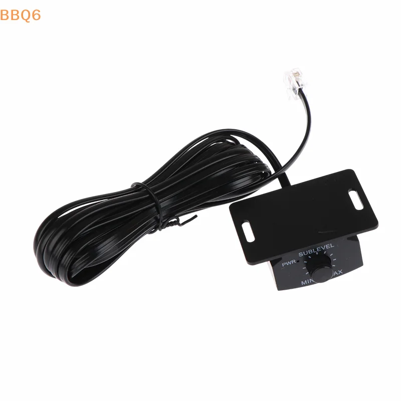 *1Pcs Car Sound Simple Connection Amplifier Volumes Adjust Knob Set With Long Cable General Remote Bass Controller