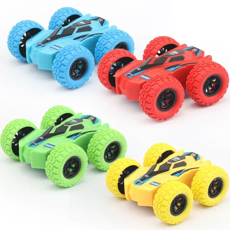 

Fun Pull Back Car Double-Side Vehicle Inertia Safety and Fall Resistance Shatter-Proof Model for Kids Boys Children's Toys Car