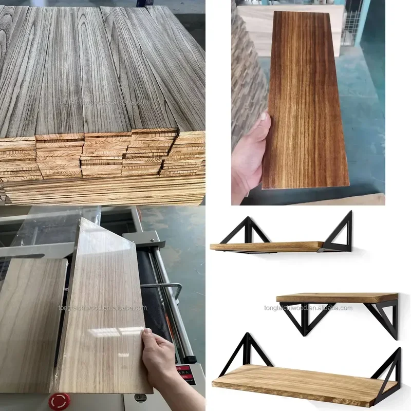Custom Size Wall Mounted Wooden Frame Eucalyptus Floating Picture Frame for Art Display Home Decor