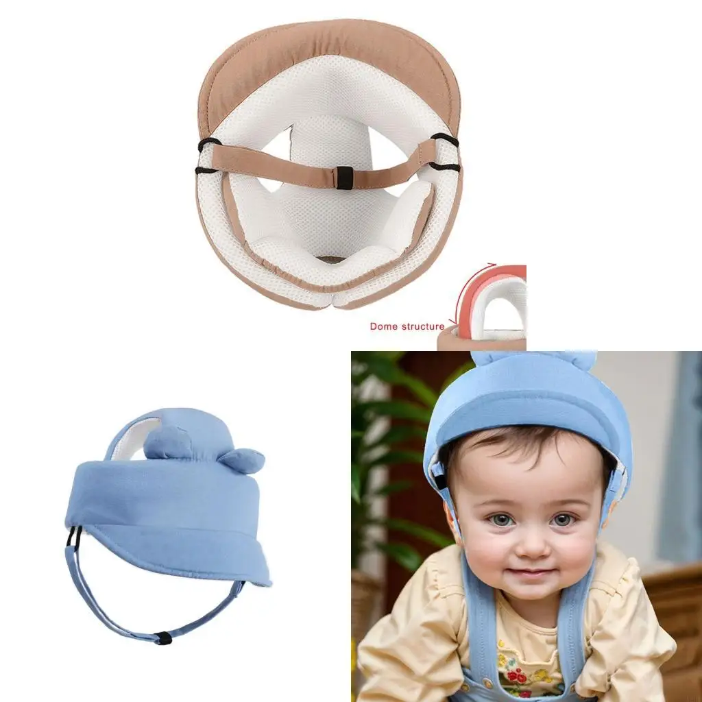 

Infant Head Gear Ventilated Machine Washable Baby Helmets Hat A2UB