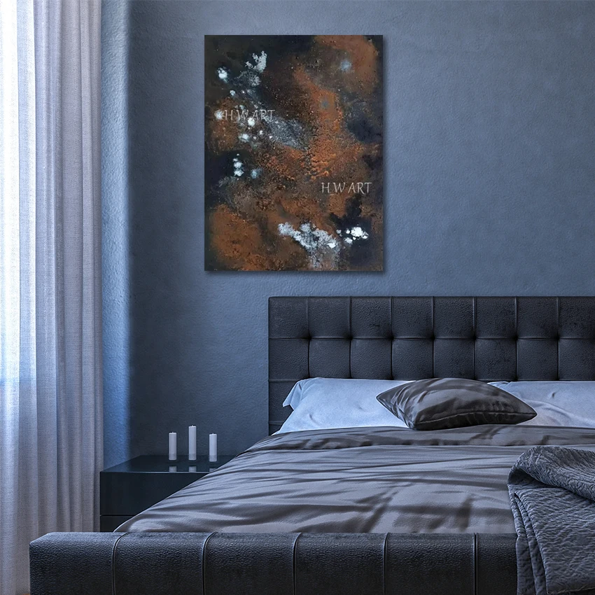 

Современная живопись, рулон холста, абстрактное искусство, текстурированная картина ручной работы, безрамная, новый дизайн, украшение стены спальни