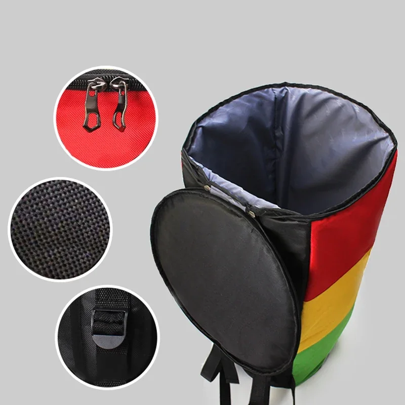 8/10/12/13Inches African Hand Drum Gig Bag Djembe Carry Storage Bag Case Adult Tambourine Bag Cover Waterproof Portable Backpack