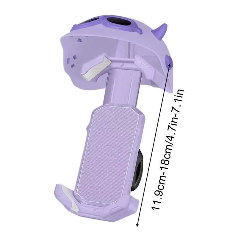 오토바이 자전거용 방수 차양 우산이 있는 360도 회전 자전거 핸드폰 거치대 겸 햇빛 가리개