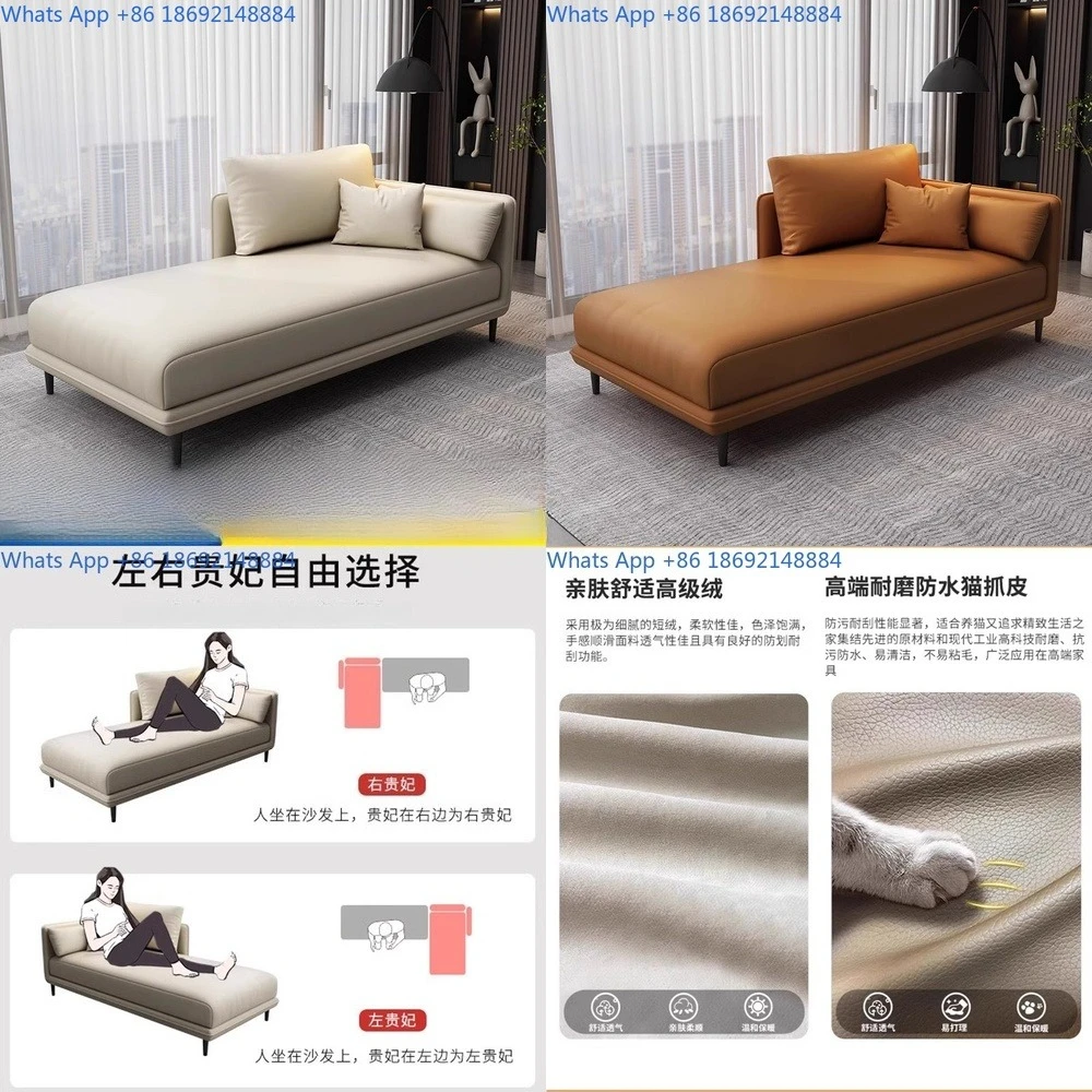 

Armchair Sofa for Living Room Bedroom Balcony Hotel Lounge Single Seat Fabric Recliner