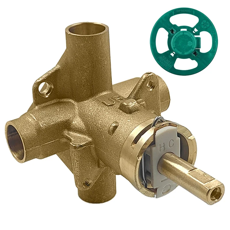 

【ФЛЕШОЕ ПРЕДЛОЖЕНИЕ】для Moen 2520-1/2 дюйма CC Connection, совместимый латунный сменный душевой клапан с балансировкой давления - модель 2520