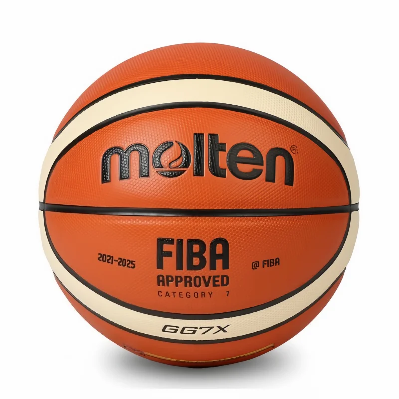 Balón de baloncesto Molten No. 7 antideslizantes y resistentes al desgaste No. N.° 5 N.° 6 Balón de Baloncesto para Juegos y Entrenamientos al Aire Libre, para Jóvenes, Estudiantes y Adultos