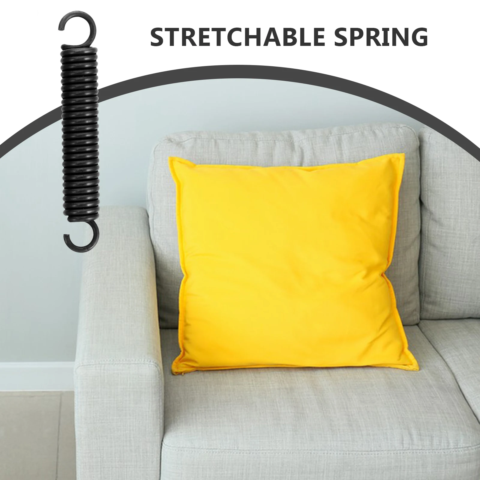 

10 pcs Extension Springs Stainless Steel Dual Hook Tension Spring For Home Furniture Replacement Durable Hardware Accessory