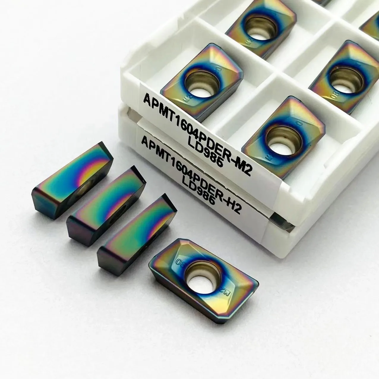 10PCS APMT1135 APMT1604PDER M2 H2 Quenched Steel Hard Alloy Milling Insert Nano Blue High Wear CNC Machine Tool Blade