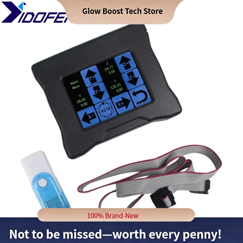 

Автономный контроллер Glow, 2,8-дюймовый сенсорный экран, автономное управление GRBL 3018 3018 Pro 3020 Plus 4550, фрезерный Machi