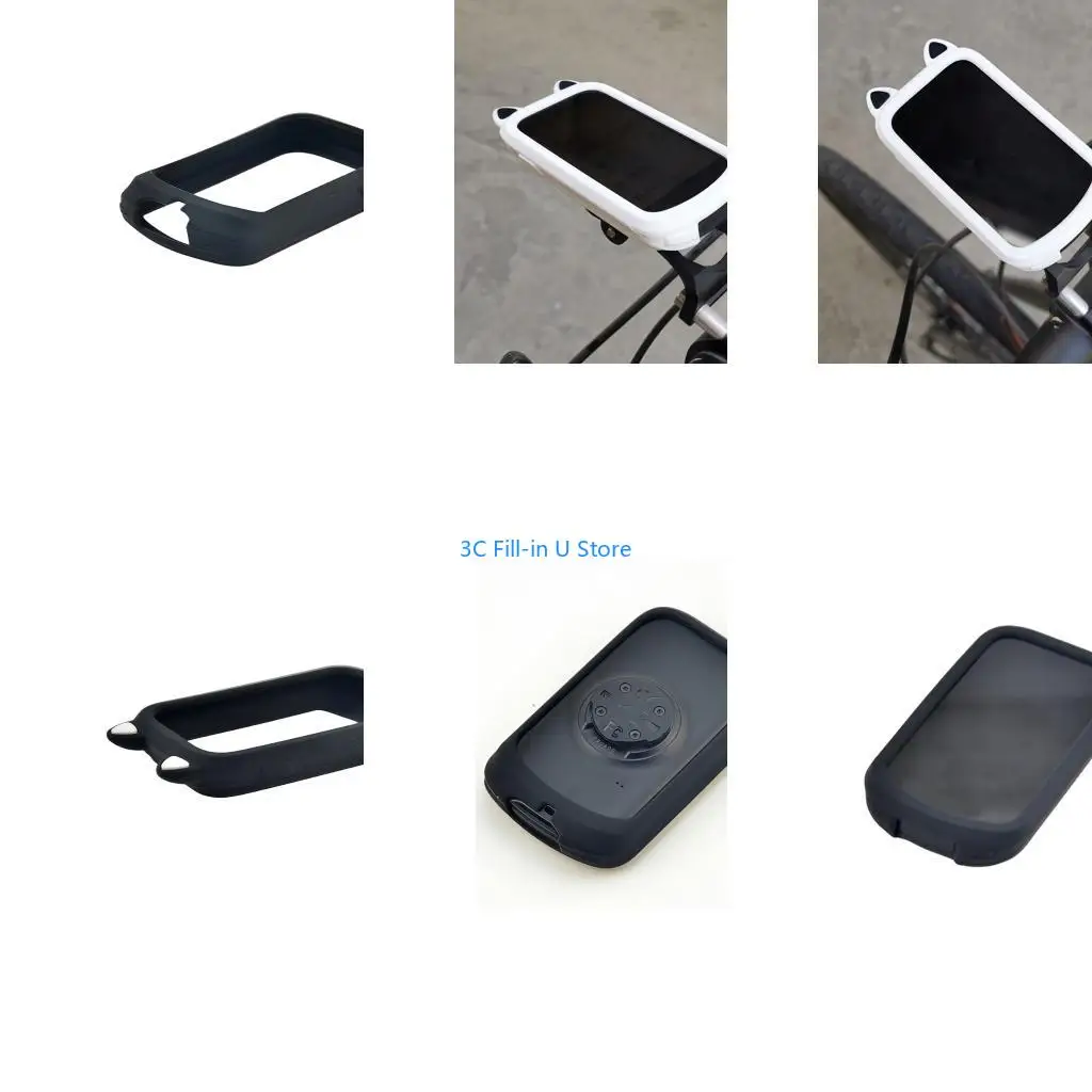 G8TA Bicycles Computer Silicone Case for BSC500 Bike Gadget Protector Ergonomic Cutout Yellowing Resistant Coating