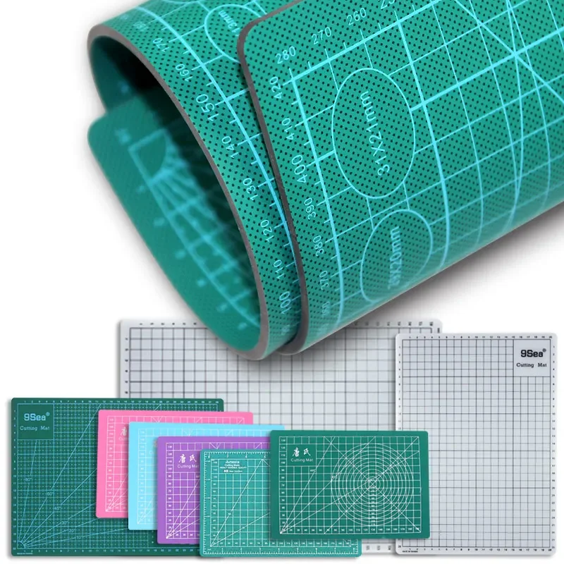 

New A5 A4 A3 Leather Soft Pad Hand Writing Plank, 3mm Thickness Inch Size Cutting Mat Punch Craft Cutting Mat Board Engraving