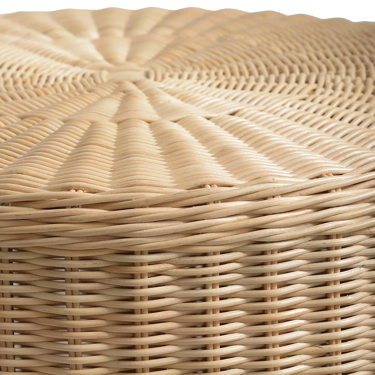 Design vintage natural feito à mão rattan ondulado mesa de centro para móveis para casa mais vendido para sala de estar item