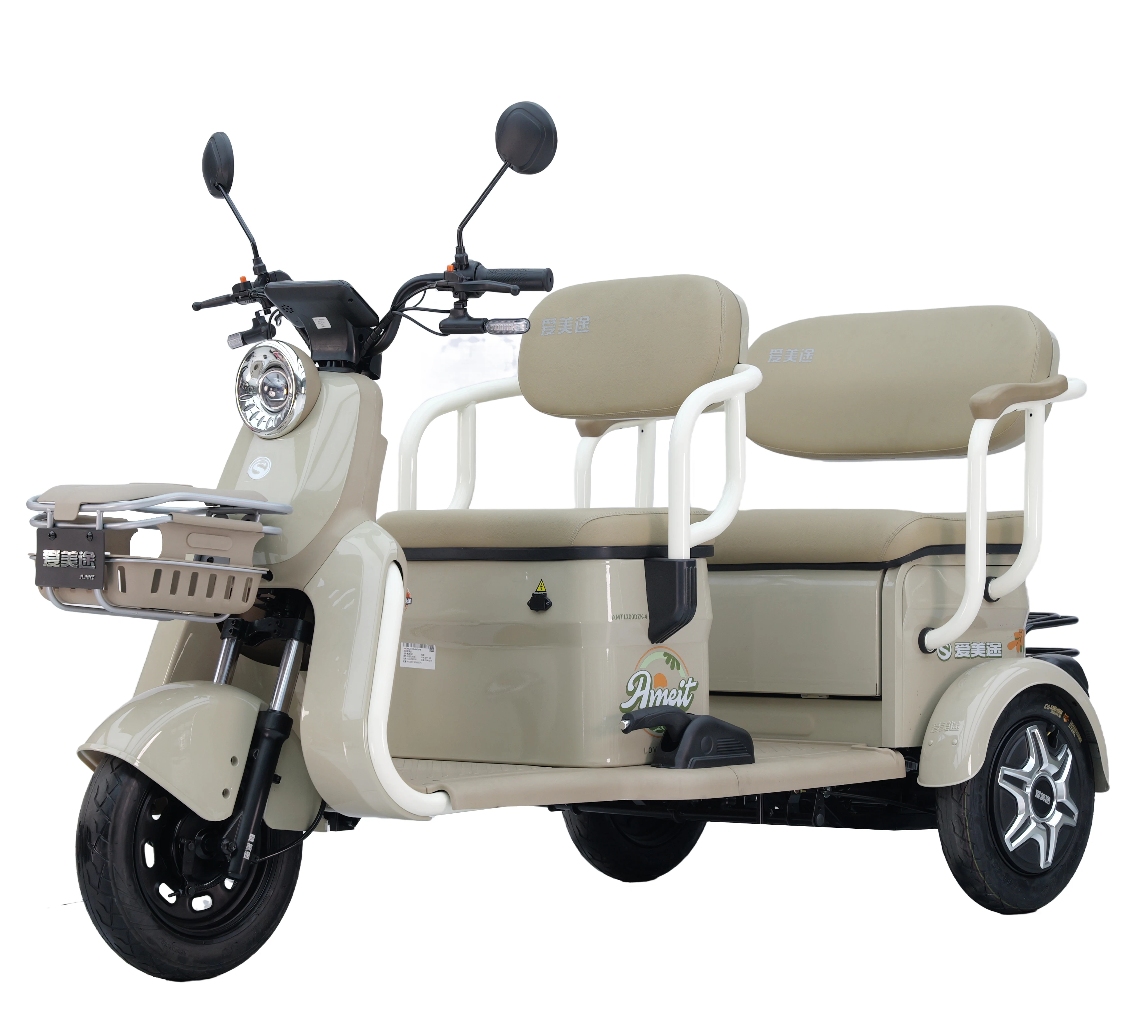 

C21 Электрический трехколесный велосипед с открытым корпусом, 60 В, 200 кг, емкость полезной нагрузки, 3-колесный грузовой стальной велосипед для отдыха для взрослых, большая скидка