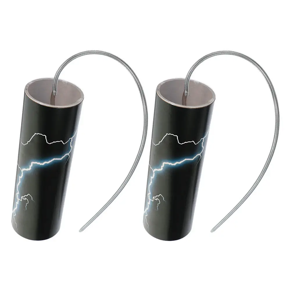 2Pcs Thunder Drum Tube Set Science Percussion Instrument for Kids Early Music Education Sensory Sound Maker Orff Classroom Home