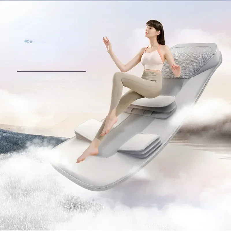 

Подушка безопасности, массажер для шеи с подогревом, массажный коврик для всего тела, матрас, тяга, поясничная вибрация, с пультом дистанционного управления