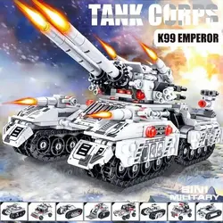 Hot Sale WW2 Military Vehicle Tank 8in1 Airplane Truck Model Building Blocks DIY Bricks Kids Construction Toys Gifts for Boys