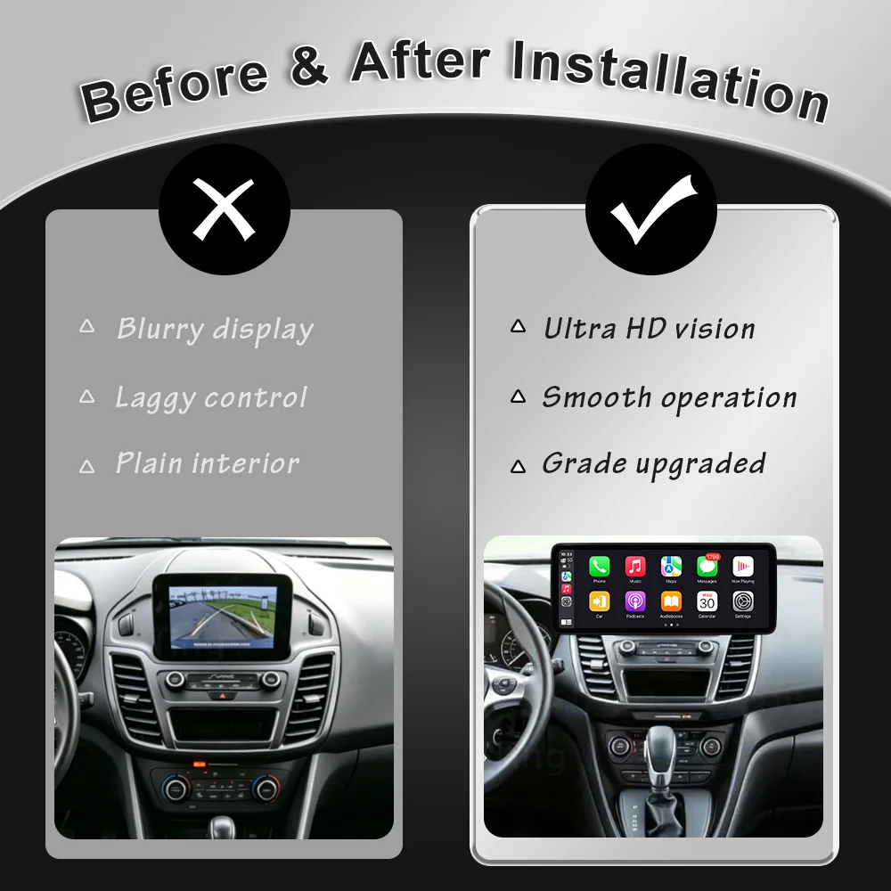for Ford Transit Connect MK2 2019-2023 12.3