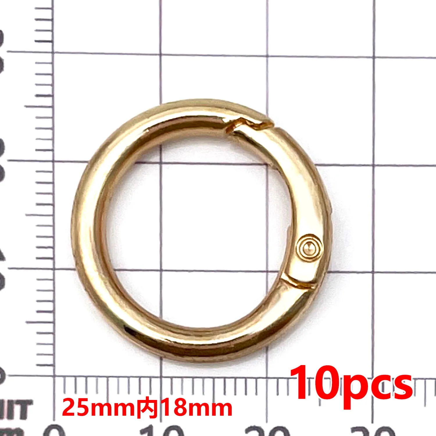 10pcs Mixed Shape Keychain Hardware Alloy