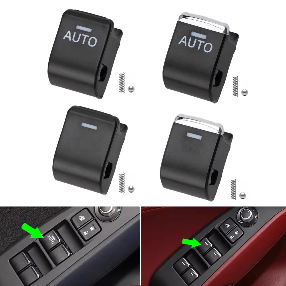 1PC Car Front Left Window Switch Button For Mazda 2 Demio DJ 14-19 3 Axela 14-19 6 Atenza 14-22 CX-5 13-22 CX-8 18-24 CX-9 19-24