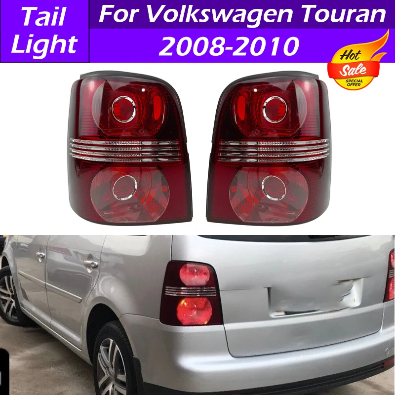 

1T0945095N 1T0945096N Car Rear Bumper Tail Light Tail Lamp Cover Shell Taillights No Bulb For Volkswagen VW Touran 2008-2010