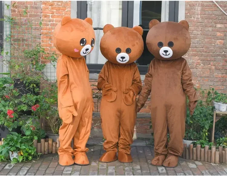 [Funny] Cosplay animal clothes Teddy Bear performance costume Plush toy Adult Fur Mascot Costume party Fancy Dress doll gift