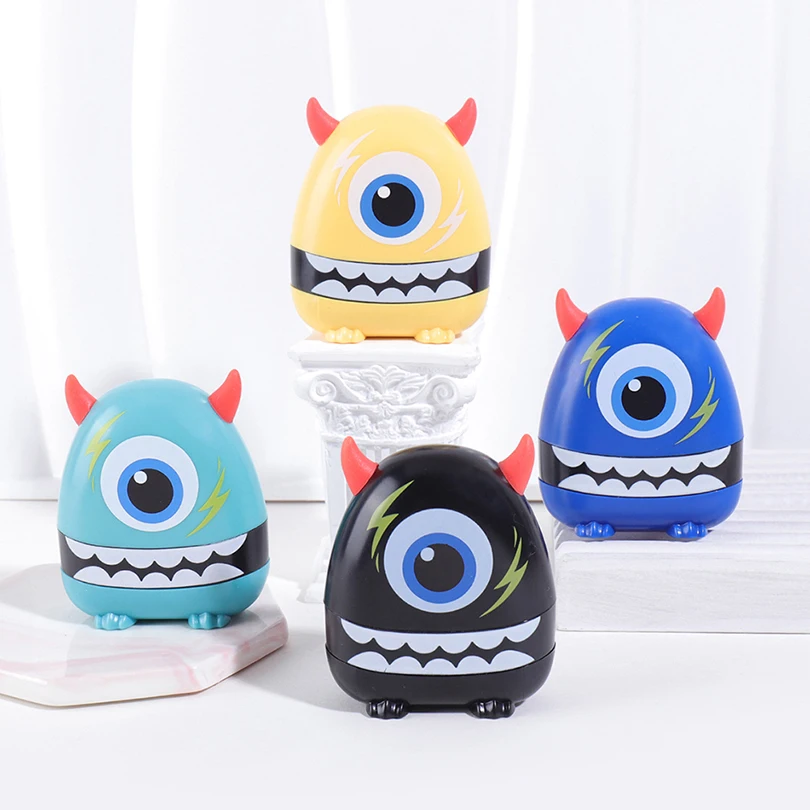 Custom Kids Name Stamp Cartoon Waterproof Ink Cute Stamp For Kindergarten Reusable Clothing Label Personalized Text Stamp - view 6