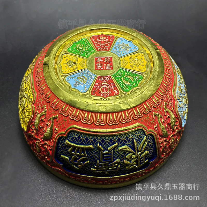 Antique Bronze Wholesale Gilding Colorful Ingot Pot Home Office Copper Ware Small Ornaments Desktop Decoration Wholesale