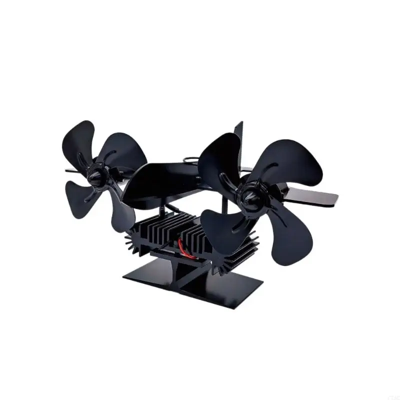 Power Efficient Warm Fan For Fireplaces Boosts Heat Distribution Quiet Modern C7AC