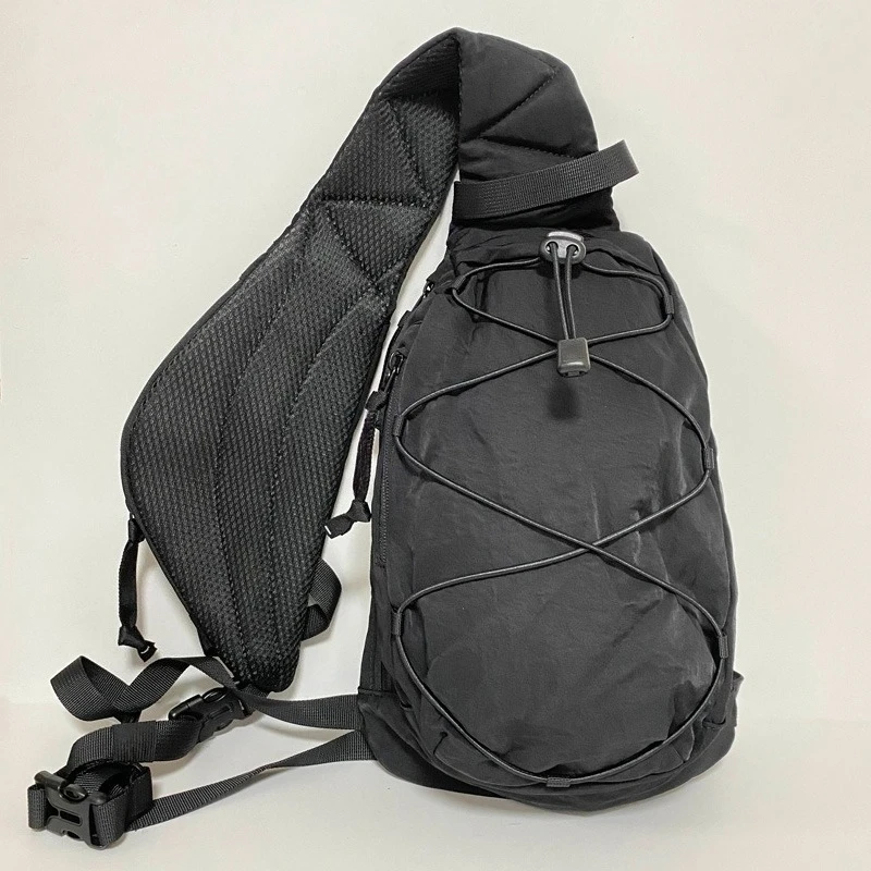 

2025 New Men Fashion Shoulder Bag Black Nylon Retro Crossbody Bag Luxury Design Leisure Outdoor Sports Bag