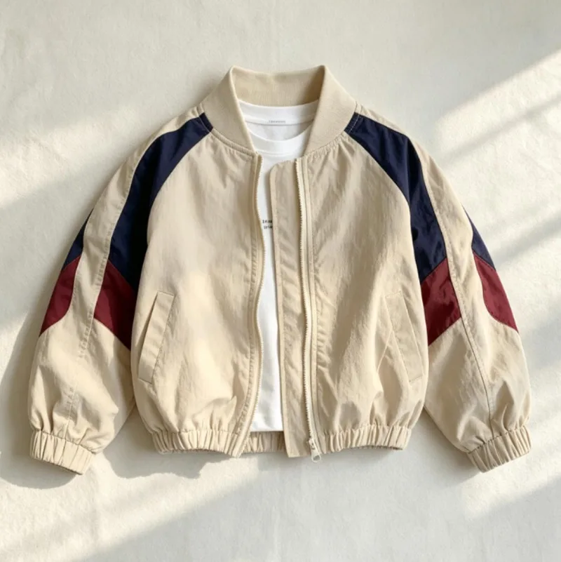 RAISE Winter-Baseballuniform für Mädchen, 2-10 Jahre, mit langen Ärmeln und Reißverschluss, Kinderbekleidung, Mäntel, Jacken für Kleinkinder und Babys. – Detail 1