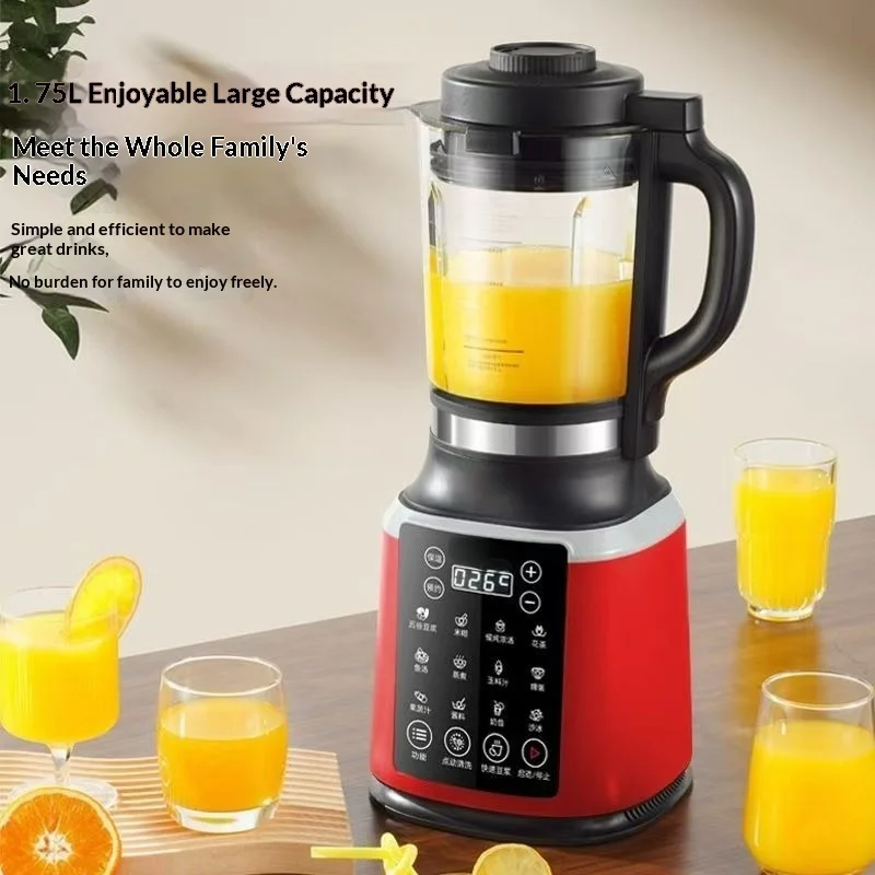 English Interface Portable Smart Electric Commercial  Juicer  Smoothie  Blenders Machine  Soy Milk Maker  Food Processor  Mixer view 2