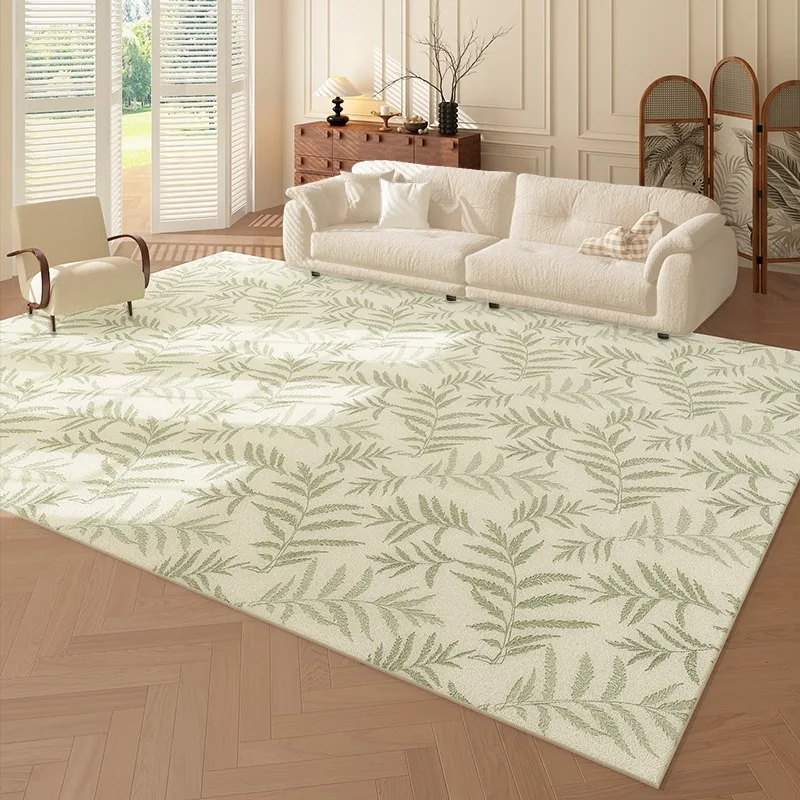 

Botanical Flower Living Room Carpet Machine Washable Foldable Floor Mat Plant Print Soft Comfortable Sofa Coffee Table Rug Tapis