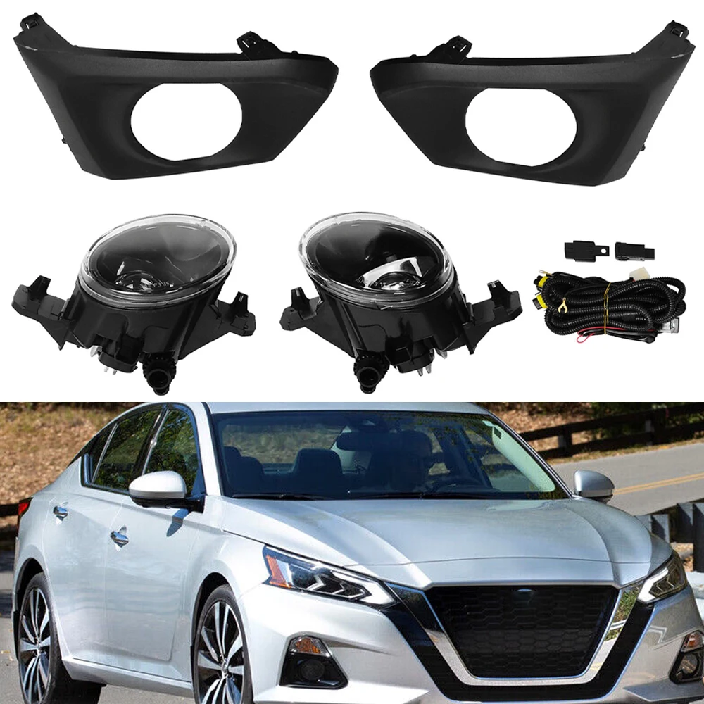 

1 пара переднего бампера автомобиля, противотуманные фары, светодиодные DRL, дневные ходовые указатели поворота для Nissan Altima 2019 2020 2021 2022 261556CA0B